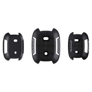 Suport fixare Ajax Holder pentru Button si DoubleButton, montaj rapid pe suprafete plane, material plastic rezistent, permite detasarea facila a butonului, ideal pentru panica sau automatizari, negru