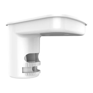 Suport montaj detector Hikvision DS-PDB-IN-Ceilingbracket, prindere pe tavan pentru senzori de interior, design anti-rasucire, permite cablare ascunsa, protectie back tamper, material rezistent, alb