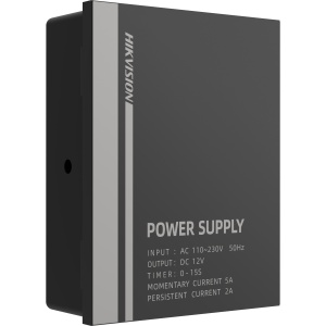 Sursa alimentare pentru control acces Hikvision DS-K7M-AW24, unitate alimentare 24W, 12VDC, alimentare terminal acces si yala, input 100–230VAC, protectie suprasarcina/ scurtcircuit, suport baterie backup MTBF>200000h - Img 2