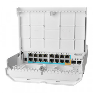 Switch MikroTik Smart PoE CRS318-1Fi-15Fr-2S-OUT