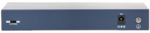 Switch PoE unmanaged HikVision DS-3E0109P-E/M(B), 8 porturi Fast Ethernet PoE, 1 port Uplink, transmisie pana la 300m, functia VIP port, protectie supratensiune 6KV, Intelligent PoE Management, carcasa metalica - Img 3