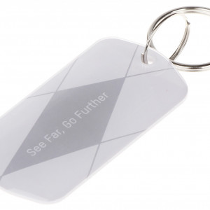 Tag proximitate HikVision Mifare DS-PTS-MF, breloc control acces pentru centrale de alarma si videointerfoane, frecventa 13.56MHz, material ABS rezistent, design compact, identificare rapida, culoare albastra