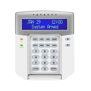Tastatura LCD Monocrom Paradox K641+ 32 Caractere, Compatibila EVO, Afisare Zone in Alarma, Actualizare Firmware, 8 Butoane Functii, 3 Alarme Panica, Meniu in Limba Romana, Certificari CE si EN
