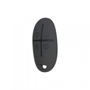 Telecomanda wireless Ajax SpaceControl Jeweller, 4 butoane, buton panica, armare/dezarmare/mod noapte, protectie la apasare accidentala, distanta 1300m, criptare dinamica, baterie CR2032 inclusa, autonomie pana la 5 ani - Img 2