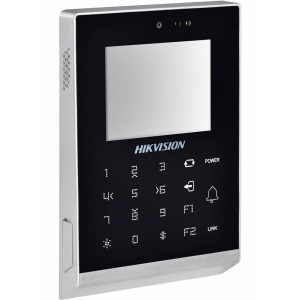 Terminal control acces Hikvision Pro DS-K1T105AM, ecran LCD 2.8 inch, tastatura touch, Wi-Fi, TCP/IP, cititor card Mifare 13.56MHz, capacitate 100.000 carduri, 300.000 evenimente, protocol ISUP5.0, RS-485, Wiegand - Img 2