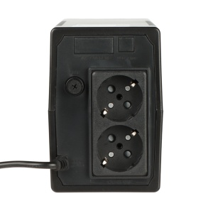 UPS de back‑up HikVision DS‑UPS1000, AVR integrat pentru stabilizare tensiune, incarcare super rapida, gama larga de tensiune intrare, protectie la suprasarcina, scurt‑circuit si supratensiuni, design robust pentru alimentare continua in sisteme critice - Img 2