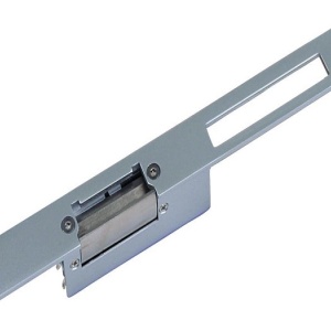 Yala electromagnetica ingropata, fail-safe varianta lunga REF902GL, alimentare 12VDC, forta retinere 3000N, ajustare zavor 5mm, durata viata 250.000 deschideri, curent 200mA, contact normal