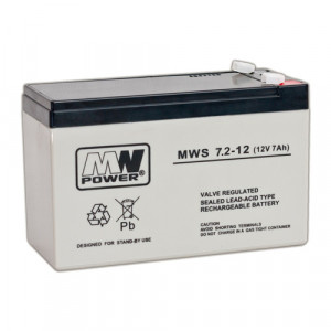 Acumulator MW Power 12V 7.2Ah MWS12-7.2