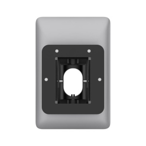 Bracket montaj Hikvision DS‑KAB6‑W1, suport ajustabil pentru accesorii control acces, cu posibilitate de rutare a cablurilor pe partea inferioara si unghi reglabil ±45° (stanga/dreapta) si ±15° (sus/jos) pentru instalare usoara si flexibilitate - Img 4