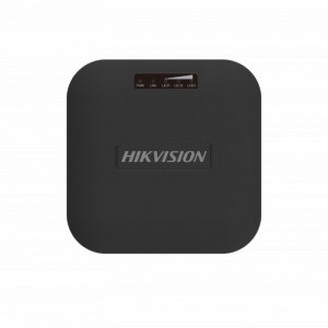 Bridge wireless lift 2.4GHz HikVision DS-3WF0AC-2NT 300Mbps, transmisie pana la 100m, antena 8dBi 2x2 MIMO, optimizat CCTV, configurare web, alimentare duala, indicator semnal LED, ideal pentru cabina liftului - Img 2