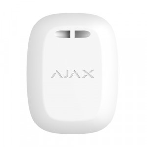 Buton panica si automatizare wireless Ajax Button Jeweller, protectie la apasare accidentala (dubla/lunga), distanta 1300m, IP55, control scenarii smart home, criptare AES, autonomie baterie pana la 5 ani, alb - Img 3