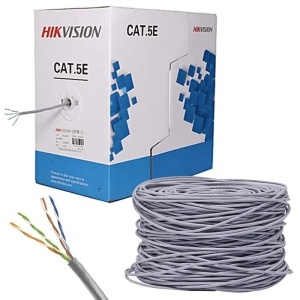 Cablu U/UTP Cat.5e, 4xAWG24, PVC, gri, cutie 305m,integral cupru DS-1LN5E-S