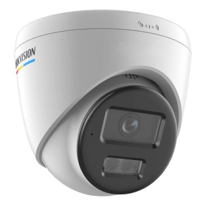 Camera HikVision IP 2MP IR30m WL30m PoE ColorVu Smart Hybrid Light cu microfon DS-2CD1327G2H-LIU - Img 2