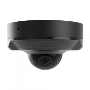 Camera mini dome AJAX IP 5.0MP lentila 2.8 mm IR 30m PoE negru DomeCam(B) (5 Mp/2.8 mm)