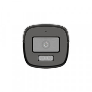Camera supraveghere Analog Hikvision Bullet 2MP DS-2CE12DF3T-LFS(2.8mm), tehnologie ColorVu si Smart Hybrid Light, audio prin cablu coaxial, microfon incorporat, imagini color 24/7, 130dB True WDR, iluminare 40m, protectie IP67, carcasa metal - Img 2