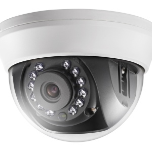 Camera supraveghere analogica HikVision Dome 5MP DS-2CE56H0T-IRMMF(2.8mm)(C), Smart IR 20m, 4 in 1 TVI/AHD/CVI/CVBS, Turbo HD, instalare interior, carcasa plastic, senzor 5 Megapixel, 2D DNR