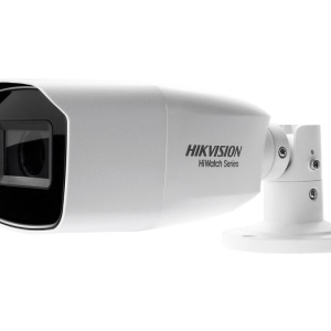 Camera supraveghere analogica HikVision HiWatch bullet 2MP HWT-B320-VF, lentila varifocala manuala 2.8-12mm, EXIR 2.0 IR 40m, 4 in 1 TVI/AHD/CVI/CVBS, protectie IP66, rezolutie 1080p, senzor CMOS, carcasa metalica, zi/noapte - Img 2