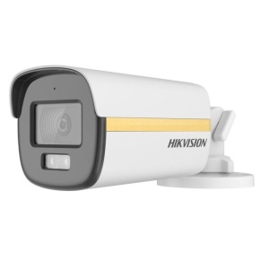 Camera supraveghere analogica HikVision Mini Bullet 8MP DS-2CE12UF3T-E(2.8mm), Tehnologie ColorVu 24/7, Alimentare PoC prin coaxial, WDR real 130dB, Lumina alba 40m, Protectie IP67, Rezolutie 4K Ultra HD, Imagine color noaptea