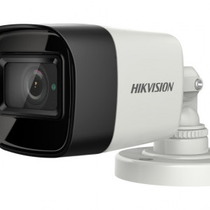 Camera supraveghere analogica HikVision Mini Bullet 8MP DS-2CE16U7T-ITF(2.8mm), 4K Ultra Low Light 0.003 lux, WDR 130dB, EXIR 2.0, IR 30m, 4 in 1 TVI/AHD/CVI/CVBS, Turbo HD, protectie IP67, 3D DNR, carcasa metalica