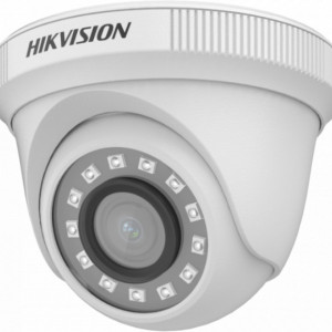 Camera supraveghere analogica HikVision Turret 2MP DS-2CE56D0T-IRF(C), tehnologie 4 in 1 (TVI/AHD/CVI/CVBS), Smart IR distanta pana la 25m, protectie IP67, senzor performant, lentila fixa, carcasa rezistenta