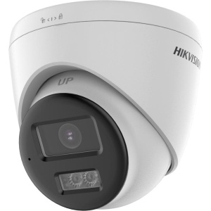Camera supraveghere analogica HikVision turret 2MP DS-2CE78D0T-LTS(2.8mm) Smart Hybrid Light, Audio bidirectional (Microfon si Difuzor), IR 40m, Lumina Alba 40m, Audio over Coaxial, Full HD 1080p, protectie IP67, lentila fixa