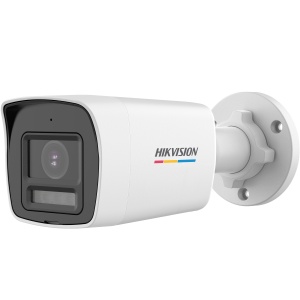 Camera supraveghere analogica Turbo HD HikVision turret 4K DS-2CE10UF3T-LS(2.8mm), ColorVu 24/7 color, Smart-Hybrid Light, True WDR130dB, 3D DNR, mic integrat, white light 20m, IR 30m, IP67