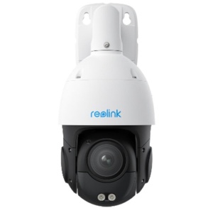 Camera supraveghere exterior Reolink 8MP P850 4K zoom optic 16x, tehnologie PoE, functie PTZ cu auto tracking, acoperire 360 grade, Color Night Vision, detectie inteligenta persoane si vehicule, protectie IP66, audio