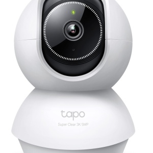 Camera supraveghere interior Wi‑Fi TP‑Link Tapo C200C, 2MP Full HD, lentila 4mm, unghi 93°, rotatie 360°/110°, IR 12m, microfon/difuzor bidirectional, sirena 93dB, microSD, detectie AI, RTSP/ONVIF, control vocal