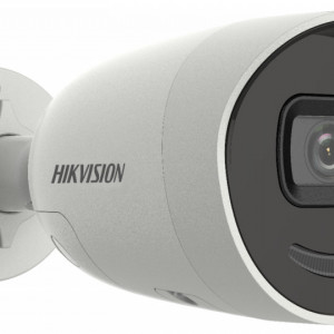 Camera supraveghere IP Bullet 2 MP HikVision DS-2CD2026G2-IU(2.8mm), AcuSense, microfon incorporat, DarkFighter, WDR 120dB, compresie H.265+, protectie IP67, analiza Deep Learning (om/vehicul), slot card SD, format Mini Bullet