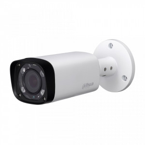 Camera supraveghere IP Dahua Bullet 4MP IPC-HFW2421R-ZS-IRE6, rezolutie 2K, lentila varifocala motorizata 2.7-12mm, iluminare IR 60m, True WDR 120dB, compresie H.264+, protectie IP67, slot card microSD, carcasa metal