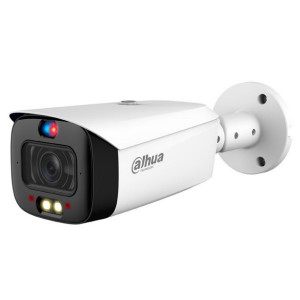 Camera supraveghere IP Dahua bullet 8MP IPC-HFW3849T1-ZAS-PV-27135, WizSense, Smart Dual Light, Active Deterrence, lentila varifocala 2.7-13.5mm, IR 50m, lumina calda 40m, alarma sonora si luminoasa, microfon dual, IP67