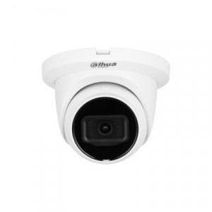 Camera supraveghere IP Dahua Turret 4MP IPC-HDW2441TM-S(2.8mm), tehnologie WizSense, analiza video inteligenta IVS, microfon incorporat, WDR 120dB, iluminare IR 30m, H.265+, slot card 256GB, protectie IP67, alimentare PoE