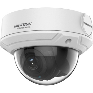 Camera supraveghere IP Dome Hikvision HiWatch HWI-D640H-ZC, 4MP, lentila motorizata 2.8-12mm, infrarosu 30m, WDR 120dB, slot card 256GB, alimentare PoE, carcasa metalica, protectie IP67 si IK10 (antivandal)