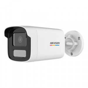 Camera supraveghere IP Hikvision Bullet 4MP DS-2CD1T47G2-L(4mm), tehnologie ColorVu pentru imagini color 24/7, detectie om si vehicul (MD 2.0), WDR 120dB, compresie H.265+, protectie IP67, carcasa metal si plastic