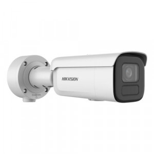 Camera supraveghere IP Hikvision bullet 4MP DS-2CD2646G2HT-IZS(2.8-12mm), tehnologie DarkFighter, analiza video AcuSense, clasificare om/vehicul, WDR 120dB, H.265+, protectie IP67 si IK10, slot card microSD