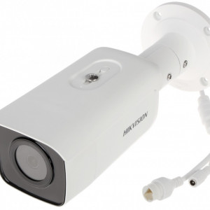 Camera supraveghere IP HikVision Bullet 4MP DS-2CD2T46G1-2I(2.8mm), tehnologie AcuSense, DarkFighter, IR 80m, WDR 120dB, protectie IP67, compresie H.265+, slot card microSD, alimentare PoE, carcasa complet metalica, ONVIF