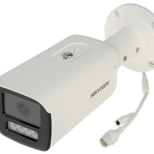 Camera supraveghere IP HikVision Bullet 4MP DS-2CD2T46G2H-4I(4mm), DarkFighter, AcuSense (clasificare om/vehicul), IR pana la 80m, 120 dB WDR, protectie IP67, H.265+, slot card 512GB, analiza video inteligenta, carcasa metalica, 2K - Img 3