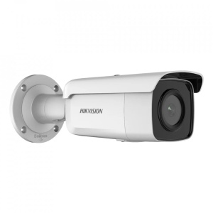 Camera supraveghere IP HikVision Bullet 8MP 4K DS-2CD2T86G2-ISU/SL(2.8mm)(C), AcuSense, DarkFighter, WDR 120dB, H.265+, alerta luminoasa Strobe Light si audio, audio bidirectional, protectie IP67, clasificare om si vehicul