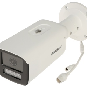 Camera supraveghere IP HikVision bullet 8MP DS‑2CD2T86G2H‑IS2U/SL(2.8mm)(eF) AcuSense detectie inteligenta persoane si vehicule, WDR 120dB, stroboscop si alarma audio, audio bidirectional, slot SD pana la 512GB, IP67 - Img 3