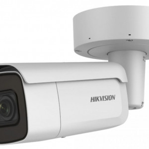 Camera supraveghere IP HikVision bullet 8MP DS-2CD2686G2-IZSU/SL(2.8-12mm) AcuSense Strobe Light and Audible Warning, Powered-by-DarkFighter, Varifocala Motorizata, Audio Bidirectional, WDR 120dB, H.265+, IP66, IK10