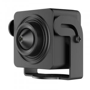 Camera supraveghere IP Hikvision Covert 2MP DS-2CD2CD25G1-D/NF(2.8mm), tip pinhole pentru montaj discret, tehnologie WDR 120dB, compresie eficienta H.265+, 3D DNR pentru imagini clare, senzor Progressive Scan CMOS