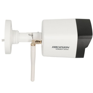 Camera supraveghere IP HikVision HiWatch bullet 2MP HWI-B120H-D/W(2.8mm), Wi-Fi, microfon incorporat, IR 30m, lentila 2.8mm, slot card microSD pana la 256GB, protectie IP66, BLC, HLC, 3D DNR, vizualizare Hik-Connect - Img 2