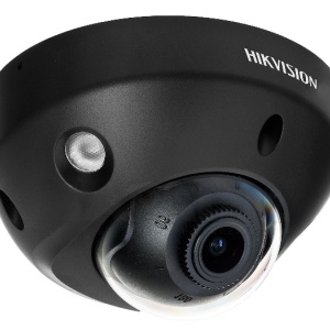 Camera supraveghere IP HikVision Mini Dome 4MP DS-2CD2547G2-LS(2.8mm)(C) Black, ColorVu, imagini color 24/7, AcuSense, WDR 130dB, interfata audio/alarma, IP67, IK08, slot card SD, carcasa metalica neagra, PoE - Img 2