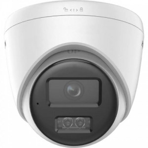 Camera supraveghere IP HikVision turret 6MP DS-2CD1363G2-LIUF(2.8mm) Smart Hybrid Light, Detectie Om si Vehicul, EXIR IR si Lumina Alba pana la 30m, compresie H.265+, protectie IP67, microfon integrat, slot card microSD
