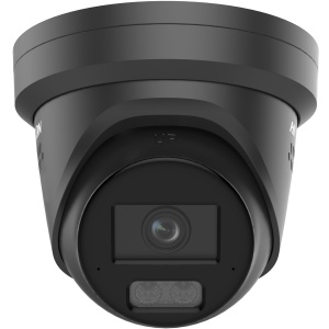 Camera supraveghere IP HikVision turret 8MP DS-2CD2387G3-LIS2UY/SL(4mm)(Black), tehnologie ColorVu si Smart Hybrid Light, protectie anti-coroziune NEMA4X, audio bidirectional, alarma luminoasa si sonora, clasificare om/vehicul