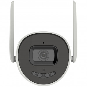 Camera supraveghere IP Wi-Fi Hikvision Bullet 2MP DS-2CV2027G0-LDW(2.8mm), tehnologie ColorVu imagini color 24/7, AcuSense, audio bidirectional (microfon si difuzor), WDR 120dB, IP66, compresie H.265, slot card