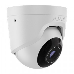 Camera turret AJAX IP 5.0MP lentila 4 mm IR 35m PoE alb TurretCam(W) (5 Mp/4 mm) - Img 2