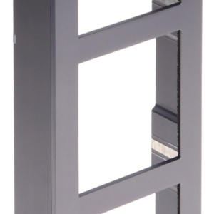 Carcasa interfon montaj aparent HikVision DS-KD-ACW3/S, rama modulara pentru 3 module, material otel inoxidabil de inalta calitate, include 3 panouri frontale, capac buton si accesorii necesare instalarii, design robust - Img 4