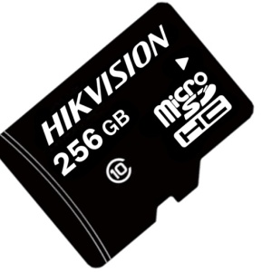 Card memorie micro SDXC HikVision HS-TF-L2 256G capacitate 256GB, viteza citire 95MB/s, scriere 55MB/s, tehnologie NAND TLC, optimizat pentru sisteme supraveghere CCTV, fiabilitate ridicata, stocare video extinsa