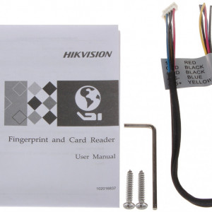 Cititor amprente si carduri EM HikVision DS-K1201AEF, comunicare RS-485, capacitate 5000 amprente, moduri multiple autentificare, senzor optic CMOS, protectie antisabotaj, izolatie optica, ideal pentru control acces - Img 5